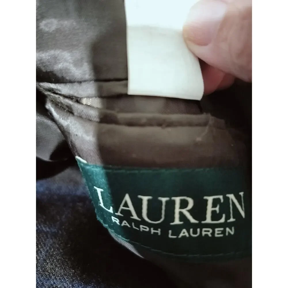 M1251) Lauren Ralph Lauren Wool Blend Double Breasted Smart Casual Jacket 36S